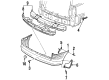Oldsmobile Bumper Cover Diagram - 12335559