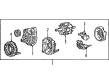 Chevy Aveo5 Alternator Case Kit Diagram - 93740755
