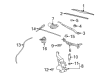 Cadillac Windshield Washer Fluid Reservoir Diagram - 25866755