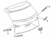Cadillac XT4 Emblem Diagram - 42780584