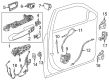 Buick Enclave Exterior Door Handle Diagram - 13563171