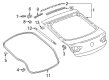 Buick Liftgate Lift Support Diagram - 39169063