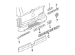 Chevy Suburban 2500 Emblem Diagram - 19301322