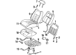 Oldsmobile Aurora Seat Covers Diagram - 16733144