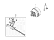 Cadillac CTS Brake Master Cylinder Repair Kit Diagram - 10367562
