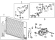 Cadillac ATS A/C Hose Diagram - 84211798