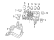 Cadillac Fuse Diagram - 88909752