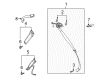 Saturn Ion Seat Belt Diagram - 15890315