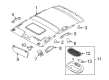 Chevy Aveo Interior Door Handle Diagram - 96650220