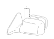 Pontiac Car Mirror Diagram - 19205144