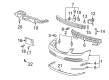 Buick Lucerne Air Deflector Diagram - 15808717