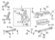 Cadillac CTS Control Arm Diagram - 23105024