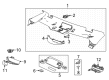 Chevy Corvette Sun Visor Diagram - 84831341