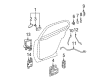 Pontiac Grand Prix Door Lock Actuator Diagram - 25955873