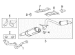 GMC Yukon Muffler Diagram - 22818060