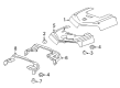 Cadillac Engine Cover Diagram - 12622674