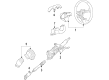 Chevy Malibu Steering Column Cover Diagram - 23456289