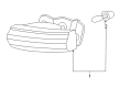 Chevy Malibu Fog Light Diagram - 22626166