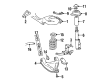 Chevy Camaro Strut Mounts Diagram - 14080730
