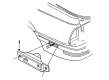 Pontiac Sunbird Side Marker Light Diagram - 16508748