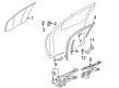Chevy Cavalier Window Regulator Diagram - 16830437