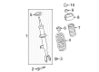Cadillac CT6 Shock Absorber Diagram - 84130115
