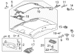 Chevy Equinox Interior Door Handle Diagram - 20864480