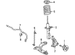 Saturn Sway Bar Link Bushing Diagram - 15820162