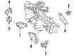 Pontiac LeMans Motor And Transmission Mount Diagram - 90250437