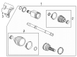 Chevy Traverse Limited Axle Shaft Diagram - 84990736