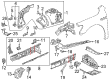 Cadillac XT4 Fender Splash Shield Diagram - 84296081