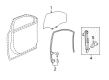 Buick Enclave Window Regulator Diagram - 20783375