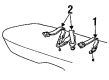 Chevy Celebrity Seat Belt Diagram - 12393145