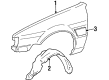 Chevy Nova Fender Diagram - 94844074