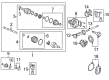 Hummer CV Boot Diagram - 10359474