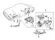 Cadillac Seville Suspension Control Module Diagram - 9359230