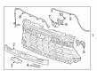 Chevy Silverado 3500 HD Grille Diagram - 86533001