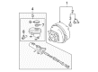 Cadillac Brake Master Cylinder Repair Kit Diagram - 19209200