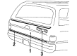 Chevy C10 Suburban Interior Door Handle Diagram - 9703344