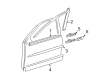 Pontiac Vibe Door Seal Diagram - 88969802
