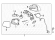 Chevy Trax Mirror Actuator Diagram - 95183195