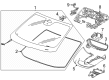 Chevy Blazer EV Side View Mirrors Diagram - 84899562