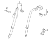 Cadillac CT4 Seat Belt Diagram - 85082187