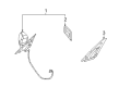 Cadillac STS Car Mirror Diagram - 25827593