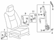Cadillac XT5 Seat Belt Diagram - 87845198
