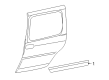 Chevy Uplander Door Moldings Diagram - 25915098
