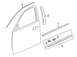 Cadillac XTS Door Moldings Diagram - 22760478
