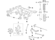 Cadillac Strut Mounts Diagram - 22933423