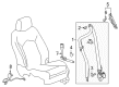 Cadillac XT5 Seat Belt Diagram - 86802039