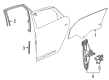 Cadillac XTS Window Regulator Diagram - 84570761